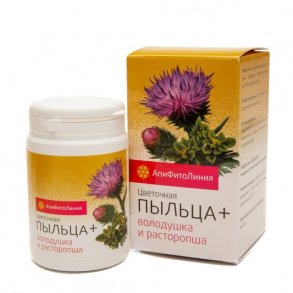 Пыльца цветочная и володушка и расторопша, "Пчела и Человек" 60 таблетки по 550 мг
