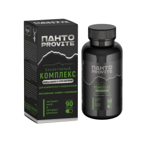 Биоактивный комплекс "Панто-Provite" для комфортного пищеварения 90 капсул в упаковке