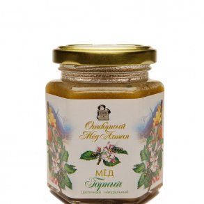 Горный Алтайский мёд, "Пчела и Человек" 230 гр, стекло.