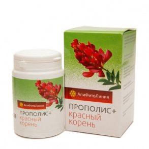 Прополис и Красный корень "Пчела и Человек" 60 таблетки 550 мг